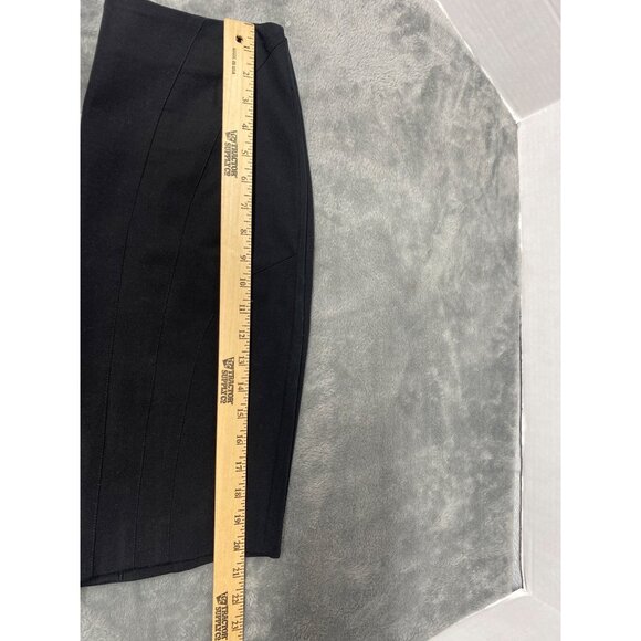 Banana Republic Womens Black Pencil Skirt Size 2 office mini Feminine Preppy - Picture 5 of 8